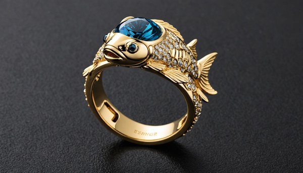 Découvrez la bague poisson : élégance et ajustement parfait！